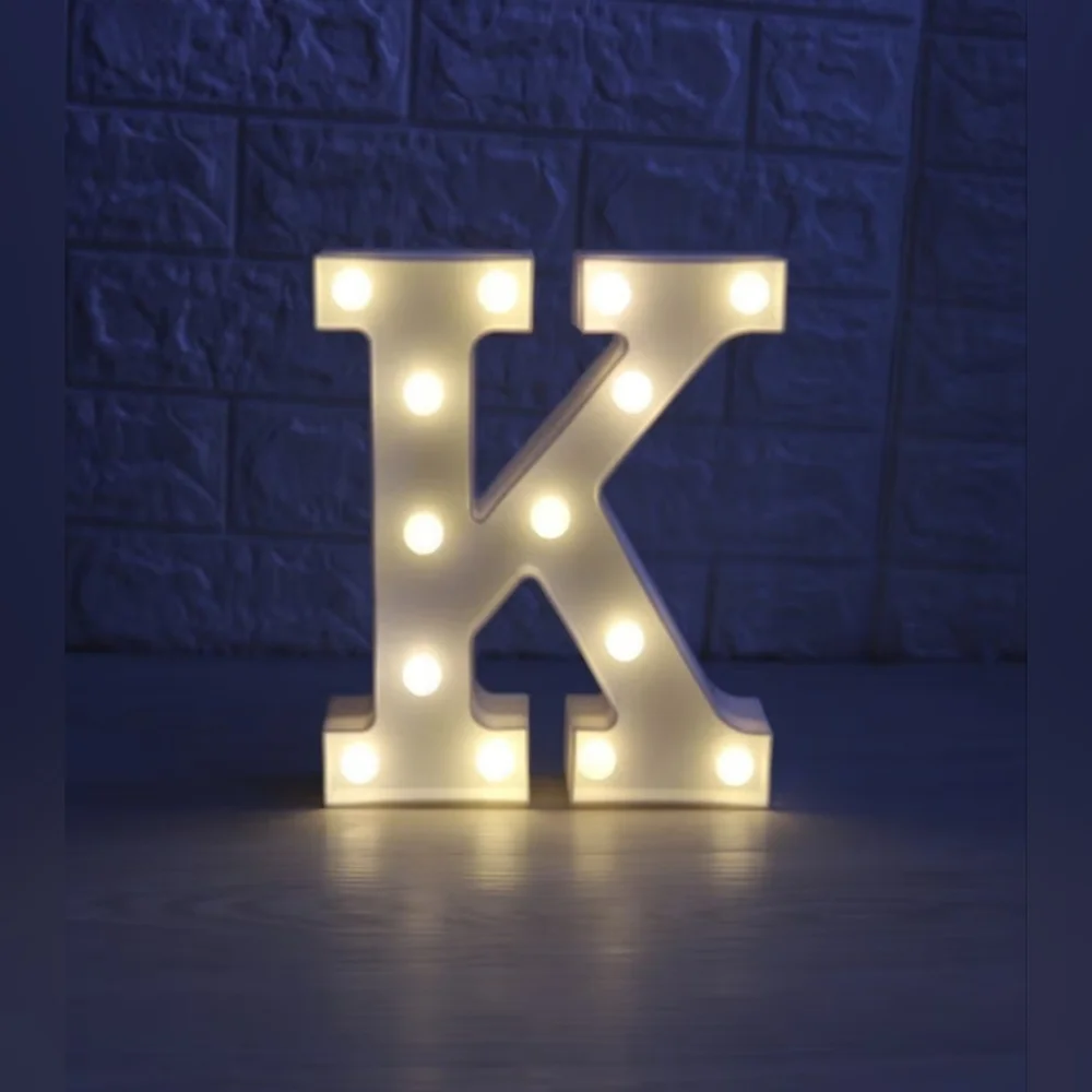 Illuminated Letter 'K' LED Marquee Light